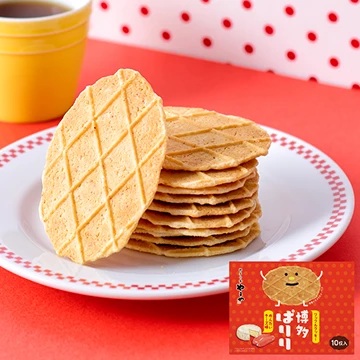 明太チーズワッフルクッキー 博多ぱりり 10枚入