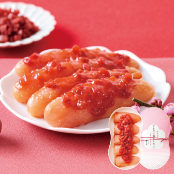 できたて梅めんたい切子150g(繭箱)